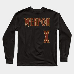 Weapon X Baseball Jersey Long Sleeve T-Shirt